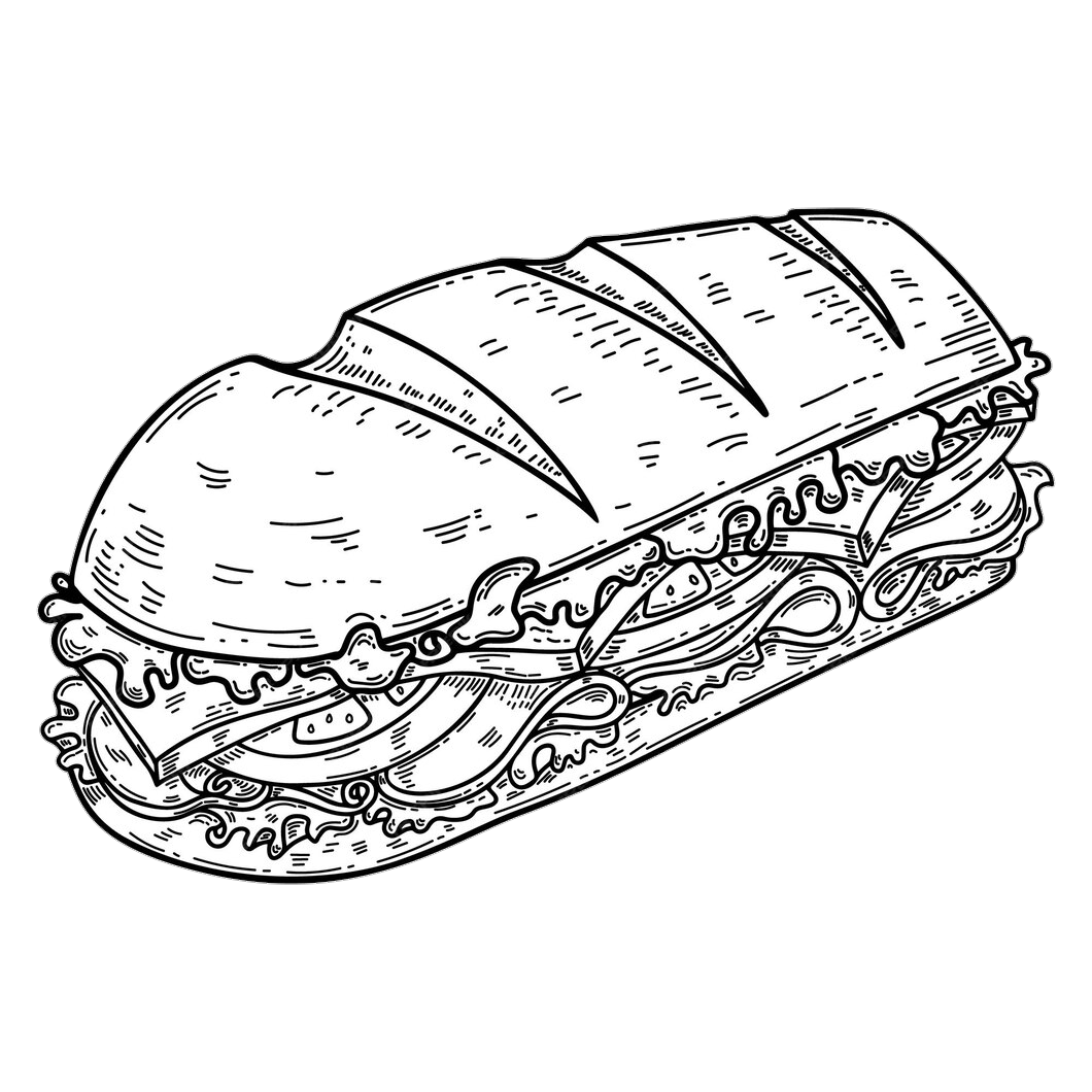 authentic tradional tortas mecxican cuisine